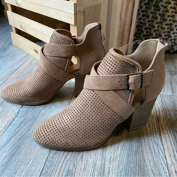 Brown ankle boots size 6/7 - Picture 2 of 4